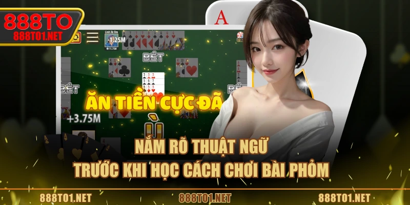 Nắm rõ thuật ngữ trước khi học cách chơi bài phỏm